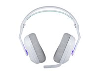 Logitech G G522 - Headset - fullstorlek - Bluetooth / LIGHTSPEED - trådlös, kabelansluten - USB-A, USB-C - vit 981-001550