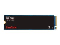 SanDisk SSD PLUS - SSD - 2 TB - inbyggd - M.2 2280 - PCIe 3.0 (NVMe) SDSSDA3N-2T00-G26