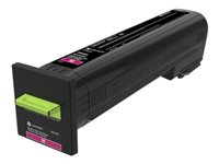 Lexmark - Lång livslängd - magenta - original - tonerkassett LCCP, LRP - för Lexmark CX820de, CX820dtfe, CX825de, CX825dte, CX825dtfe, CX860de, CX860dte, CX860dtfe 82K2HM0