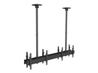 Multibrackets M Pro Dual Side MBC2X1U2 - Konsol - aluminium, stål - svart - skärmstorlek: 32"-65" - takmonterbar 7350073733491