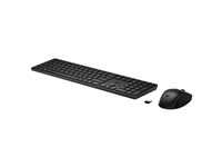 HP 655 - Sats med tangentbord och mus - trådlös - 2.4 GHz - svart - för Elite 600 G9; ZBook Firefly 14 G9 Mobile Workstation; ZBook Fury 16 G9 Mobile Workstation 4R009A6