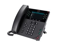 HP Poly VVX 450 - VoIP-telefon - 3-riktad samtalsförmåg - SRTP, SIP, SDP - 12 linjer - svart - offentliga sektorn GSA - TAA-kompatibel 89B75AA#AC3