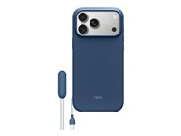 Beats - Baksidesskydd för mobiltelefon - med fällbart ställ - MagSafe-kompatibilitet - polykarbonat - bedrock blue - för iPhone 17 Pro Max MGTR4LL/A