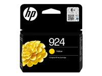 HP 924 - 5.5 ml - gul - original - Officejet - blister - bläckpatron - för Officejet Pro 8120e, 8122e, 8125e, 8130e, 8134e, 8135e, 8138e, 8139e 4K0U5NE#30B