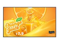 LG 55UH5Q-E - 55" Diagonal klass UH5Q Series LED-bakgrundsbelyst LCD-skärm - digital skyltning med integrerat Pro:Idiom - webOS - 4K UHD (2160p) 3840 x 2160 - kant-LED - svart 55UH5Q-E