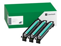 Lexmark - 3-pack - cyan, magenta, gul - fotoenhet LCCP - för Lexmark CX930dse, CX931dse 85D0Q00