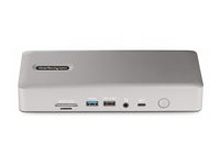 StarTech.com Thunderbolt 4 Multi-Display Docking Station, Quad/Triple/Dual Monitor Dock, 2x HDMI/2x DisplayPort, 7x USB Hub, 2.5 Gigabit Ethernet, 98W Power Delivery, for Windows/MacBook - TB4 Host Cable (132UE-TB4USB4DOCK) - Dockningsstation - Thunderbolt 4 - 2 x DP, 2 x HDMI - 1GbE - 180 Watt 132UE-TB4USB4DOCK