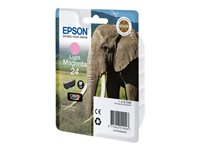 Epson 24 - 5.1 ml - ljus magenta - original - blister - bläckpatron - för Expression Photo XP-55, 750, 760, 850, 860, 950, 960; Expression Premium XP-750, 850 C13T24264010