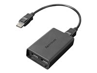 Lenovo - DisplayPort-adapter - DisplayPort (hane) till DisplayPort (hona) - för ThinkCentre M75s Gen 2; M75t Gen 2; ThinkEdge SE30; SE50; ThinkStation P330 Gen 2; P350 0B47092
