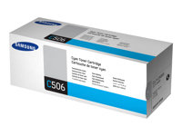 Samsung CLT-C506S - Cyan - original - tonerkassett - för CLP-680DW, 680ND; CLX-6260FD, 6260FR, 6260FW, 6260ND CLT-C506S/ELS