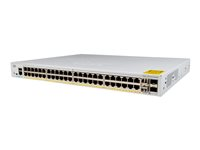 Cisco Catalyst 1000-48T-4X-L - Switch - Administrerad - 48 x 10/100/1000 + 4 x 10 Gigabit SFP+ (upplänk) - rackmonterbar C1000-48T-4X-L