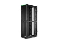 APC NetShelter SX Gen 2 - Rack skåp - 2258 H x 600 B x 1070 D mm, med sidor - golvstående - svart - 48U - 19" - TAA-kompatibel - för P/N: SC500RM1U, SMT1000RM1U, SMT750RM1U, SMT750RM2UCNC, SRTL2K2RM1UWC, SRTL3KRM1UIC AR3107B2