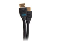 C2G Performance Series 3ft 8K HDMI Cable with Ethernet - Ultra High-Speed HDMI Cable - 8K 60Hz - Ultra High Speed - HDMI-kabel med Ethernet - HDMI hane till HDMI hane - 90 cm - svart - stöd för 10K, 8K60 Hz (7680 x 4320) stöd, 4K120 Hz (4096 x 2160) stöd C2G10453