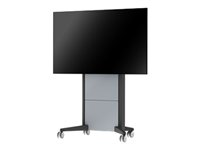 SMS Presence - Ställ - för LCD-skärm/pekskärm - låsbar - aluminium, antracitgrå - skärmstorlek: 46" PR031001-P0
