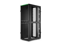 APC NetShelter SX Gen 2 - Rack skåp - 2124 H x 750 B x 1070 D mm, med sidor - golvstående - svart - 42U - 19" - TAA-kompatibel - för P/N: SC500RM1U, SMT1000RM1U, SMT750RM1U, SMT750RM2UCNC, SRTL2K2RM1UWC, SRTL3KRM1UIC AR3155B2