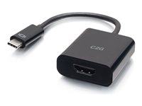 C2G USB-C to HDMI Audio/Video Adapter Converter - 4K 60Hz - Black - Videokort - 24 pin USB-C hane till HDMI hona - svart - 4K60Hz stöd C2G26935