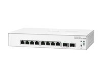 HPE Networking Instant On 1930 8G 2SFP Switch - Switch - L3 - Administrerad - 8 x 10/100/1000 + 2 x Gigabit SFP - skrivbordsmodell JL680A#ABB