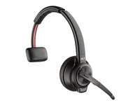 Poly Savi 8210-M - Savi 8200 series - headset - på örat - DECT / Bluetooth - trådlös - svart - Zoomcertifierad, Certifierad för Microsoft-teams 8D3F1AA