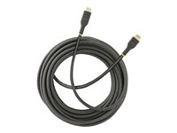 StarTech.com 30ft (10m) Active HDMI Cable w/ Ethernet - HDMI 2.0 4K 60Hz UHD - Rugged HDMI Cord w/ Aramid Fiber - Durable High Speed HDMI Cable - Heavy-Duty HDMI 2.0 Cable - Hög hastighet - HDMI-kabel med Ethernet - HDMI hane till HDMI hane - 10 m - svart RH2A-10M-HDMI-CABLE