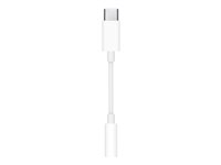 Apple USB-C to 3.5 mm Headphone Jack Adapter - USB-C till uttagsadapter för hörlurar - 24 pin USB-C hane till mini-phone stereo 3.5 mm hona MU7E2ZM/A