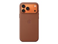 Apple - Baksidesskydd för mobiltelefon - MagSafe-kompatibilitet - TechWoven - sienna - för iPhone 17 Pro Max MGFC4ZM/A