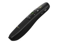 StarTech.com Wireless Presentation Remote with Green Laser Pointer - 90 ft. (27 m) - USB Presentation Clicker for Mac and Windows (PRESREMOTEG) - Presentationsfjärrkontroll - RF - svart PRESREMOTEG