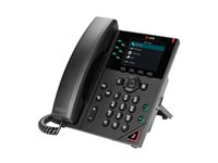 HP Poly VVX 350 - VoIP-telefon - 3-riktad samtalsförmåg - SIP, SDP - 6-linjefunktion - 24 linjer - svart 89B68AA