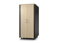 APC NetShelter - Rack - ljudisolerad - AC 230 V - lönn - 32U - 19" AR4032IA