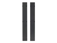 APC - Panelskydd för rackkabelhantering - svart - 45U - TAA-kompatibel (paket om 2) - för NetShelter SX AR7586