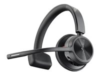 HP Poly Voyager 4310-M - Voyager 4300 UC series - headset - på örat - Bluetooth - trådlös, kabelansluten - USB-C - svart - Certifierad för Microsoft-teams 77Y97AA