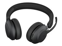 Jabra Evolve2 65 UC Stereo - Headset - på örat - Bluetooth - trådlös - USB-C - ljudisolerande - svart 26599-989-899