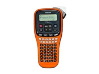 Brother P-Touch PT-E100VP - Etikettskrivare - svartvit - termisk överföring - Rulle (1,2 cm) - 180 dpi - upp till 20 mm/sek - kniv - tvåradig utskrift PTE100VPZW1