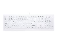 Active Key MedicalKey AK-C8100 - Tangentbord - USB - Nordisk - vit AK-C8100F-UVS-W/NOR