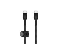 Belkin BoostCharge - USB-kabel - 24 pin USB-C (hane) till 24 pin USB-C (hane) - 3 m - svart CAB011BT3MBK