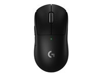 Logitech G PRO X SUPERLIGHT 2 - Mus - optisk - 5 knappar - trådlös - 2.4 GHz - USB Logitech LIGHTSPEED-mottagare - svart 910-006631