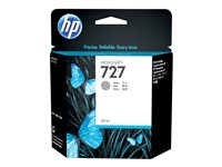 HP 727 - 40 ml - grå - original - bläckpatron - för DesignJet T1500, T1530, T2500, T2530, T920, T930 B3P18A