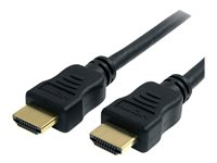 StarTech.com 2m High Speed HDMI Cable w/ Ethernet Ultra HD 4k x 2k - HDMI-kabel med Ethernet - HDMI hane till HDMI hane - 2 m - svart HDMM2MHS