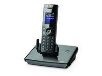HP Poly VVX D230 - Trådlös förlängningshandenhet med nummerpresentation - DECT - 3-riktad samtalsförmåg - 8-linjersdrift - svart 89B48AA