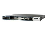 Cisco Catalyst 3560X-48P-S - Switch - Administrerad - 48 x 10/100/1000 (PoE) - rackmonterbar - PoE WS-C3560X-48P-S
