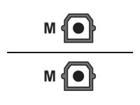 Belkin ProAV 1000 - Digial audiokabel (optisk) - SPDIF - TOSLINK hane till TOSLINK hane - 2 m - fiberoptisk - svart AV10009QP2M