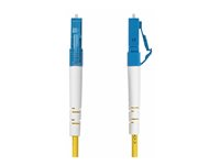 StarTech.com 3m (9.8ft) LC to SC (UPC) OS2 Single Mode Simplex Fiber Optic Cable, 9/125µm, Laser Optimized, 40G/100G, Bend Insensitive, Low Insertion Loss - LSZH Fiber Patch Cord (SPSMLCSC-OS2-3M) - Patch-kabel - LC/UPC enkelläge (hane) till SC/UPC enkelläge (hane) - 3 m - 2 mm - fiberoptisk - simplex - 9 / 125 mikrometer - OS1/OS2 - halogenfri, passiv, dubbelriktad - gul SPSMLCSC-OS2-3M